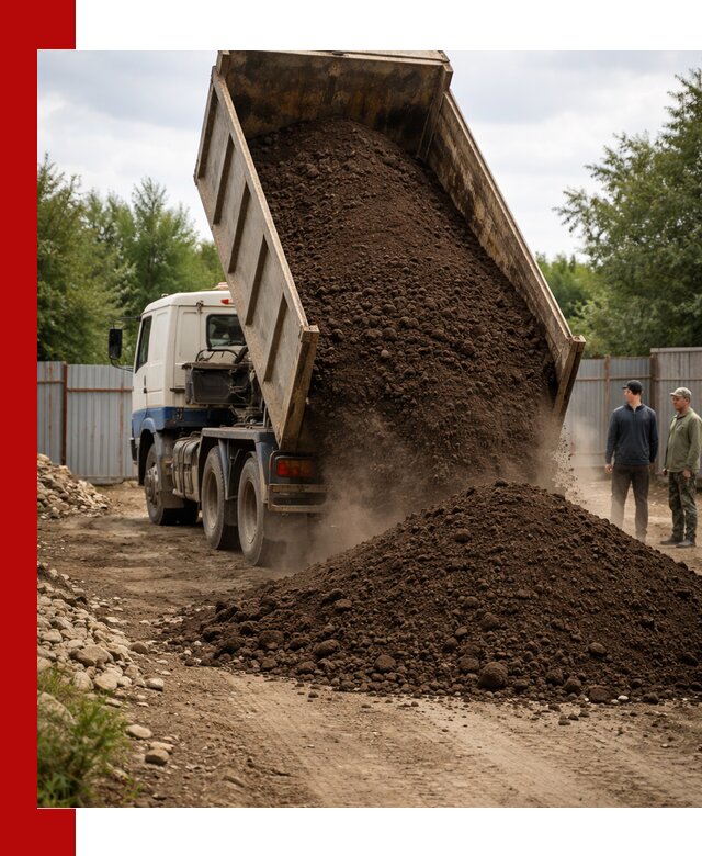 Доставка самосвалом 10 кубов в Рязани быстро и надёжно