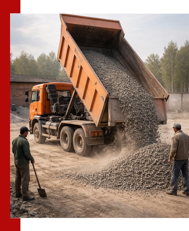 Доставка самосвалом 20 м3 в Рязани быстро и надежно