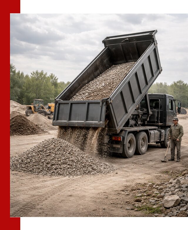 Доставка самосвалом 30 м3 по выгодным ценам в Рязани