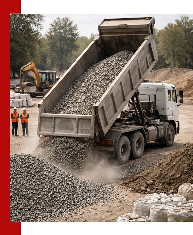 Аренда самосвала в Рязани для доставки сыпучих и нерудных материалов