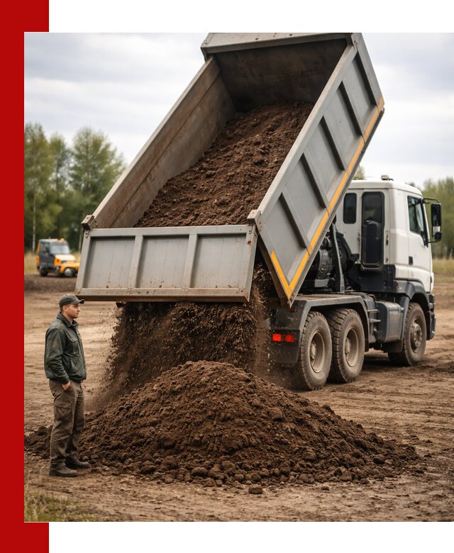 Аренда самосвала с водителем в Рязани для сыпучих грузов и навоза