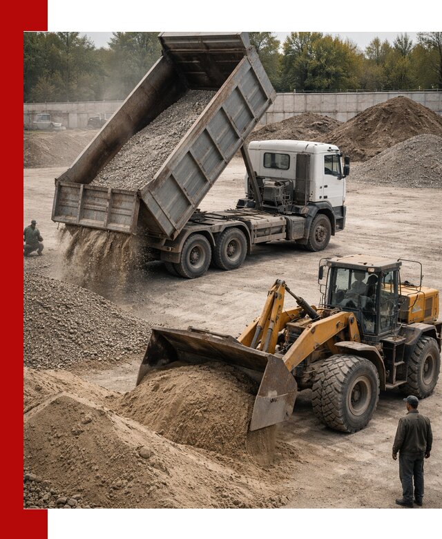 Перевозка сыпучих грузов самосвалами и бортовыми в Рязани