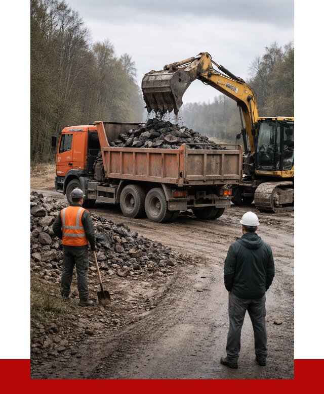 Вывоз асфальта в Рязани от 4621 р. самосвалом ПРОНЕРУДРзн