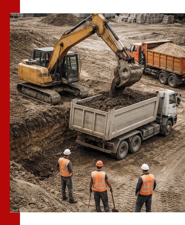 Разработка грунта для строительства и благоустройства в Рязани