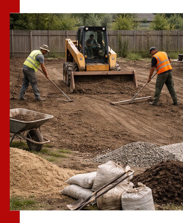 Выравнивание участка под строительство и благоустройство в Рязани